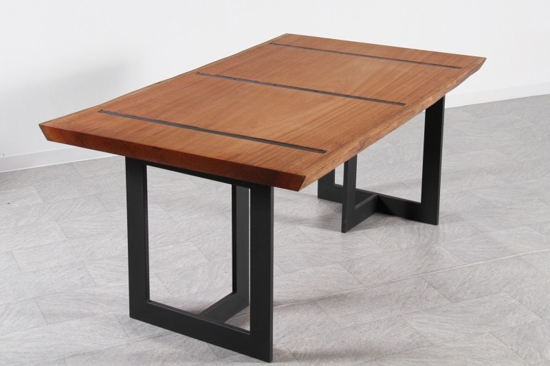 マホガニー 1枚板 オイル仕上げ 4人掛け | 一枚板テーブル | 大垣WOOD