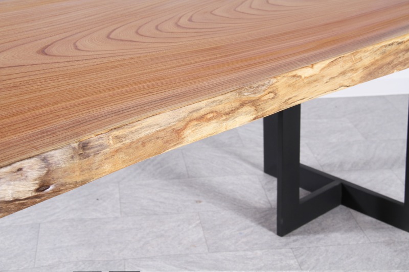 欅(けやき) 1枚板 オイル仕上げ 6人掛け