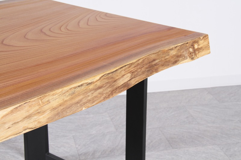 欅(けやき) 1枚板 オイル仕上げ 6人掛け