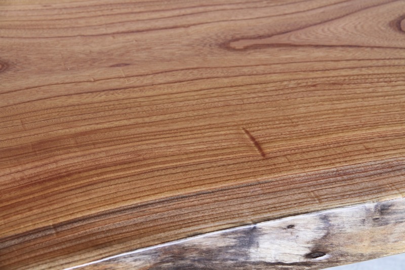 欅(けやき) 1枚板 オイル仕上げ 6人掛け