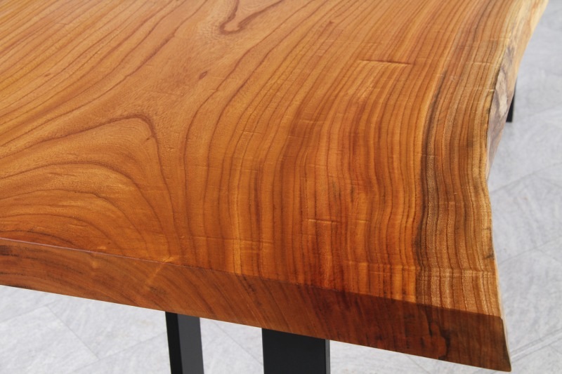 欅(けやき) 1枚板 オイル仕上げ 6人掛け