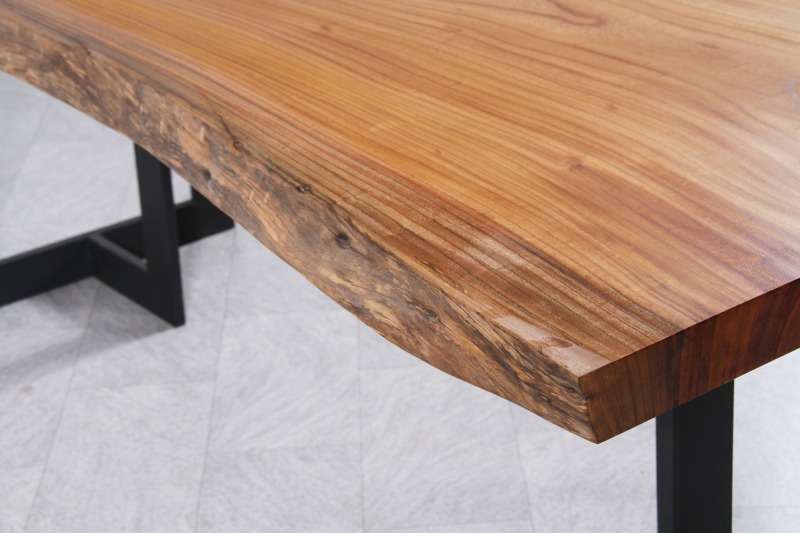 欅(けやき) 1枚板 オイル仕上げ 6人掛け