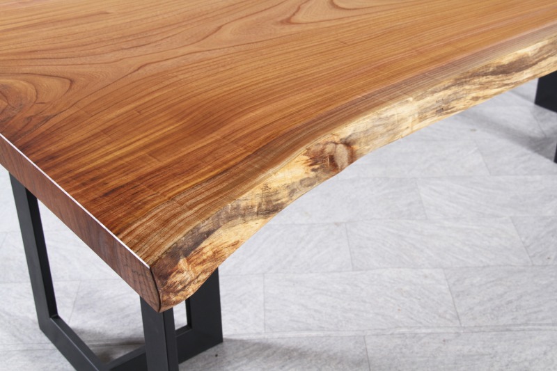 欅(けやき) 1枚板 オイル仕上げ 6人掛け