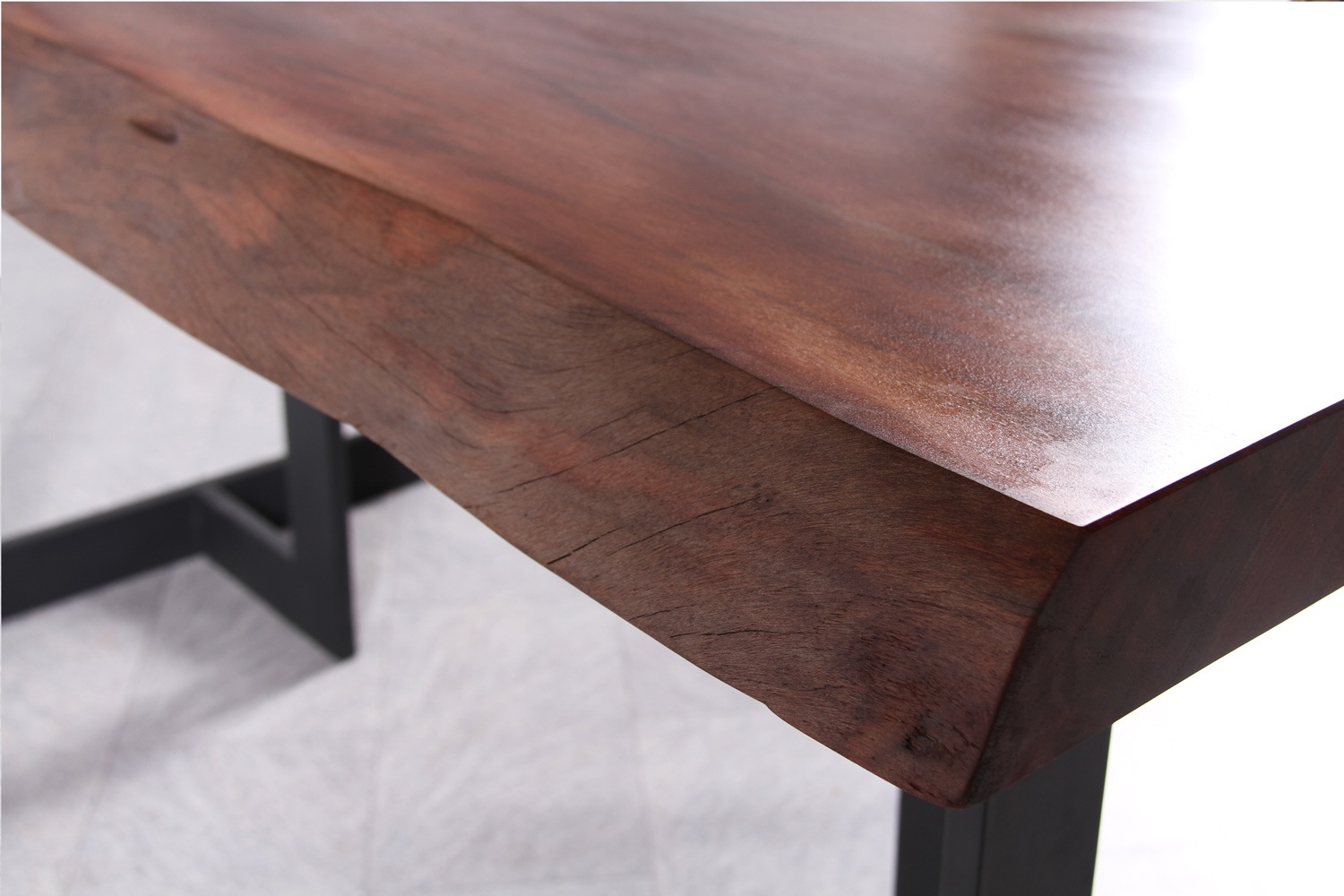 ゴールドニア 1枚板 オイル仕上げ 4人掛け