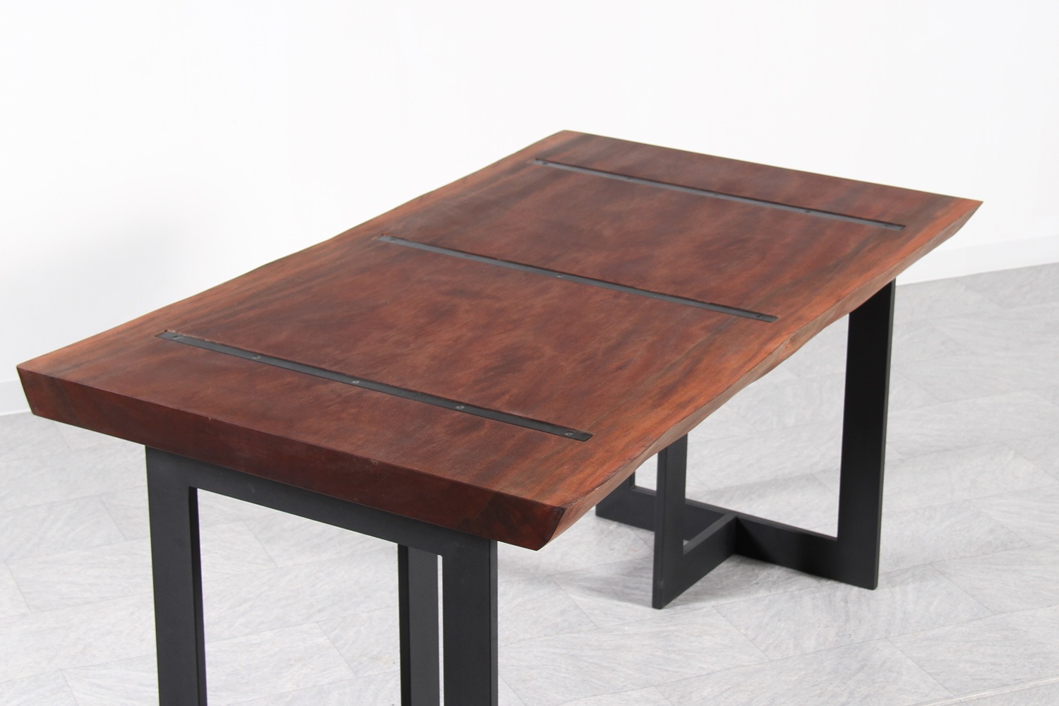 ゴールドニア 1枚板 オイル仕上げ 4人掛け