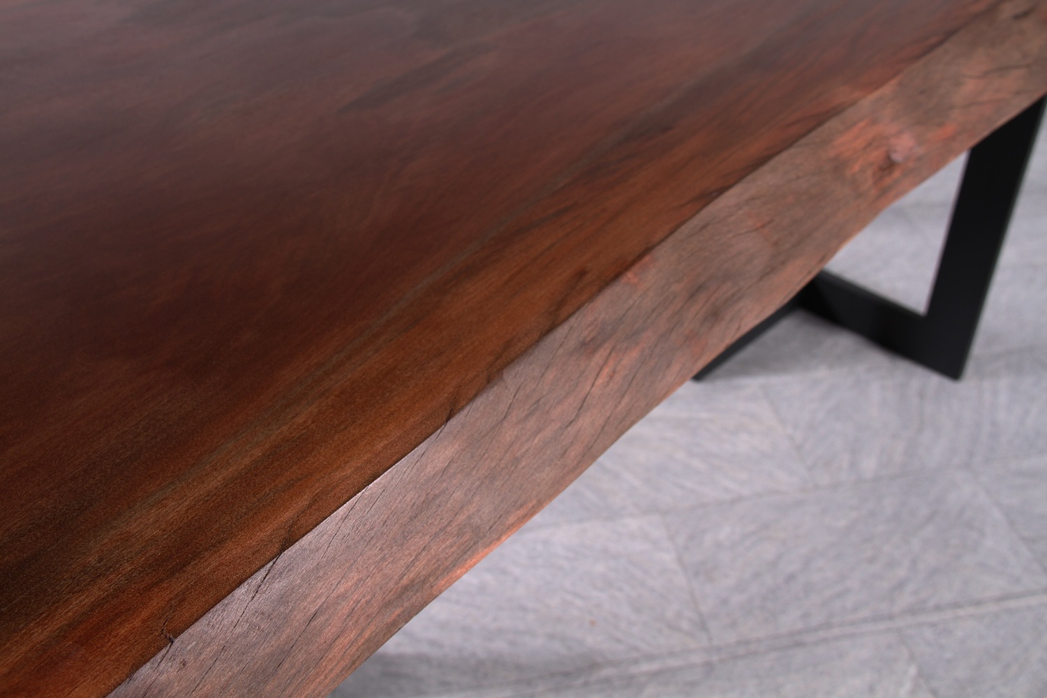 ゴールドニア 1枚板 オイル仕上げ 4人掛け