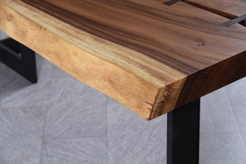 モンキーポッド 1枚板 オイル仕上げ 4-6人掛け