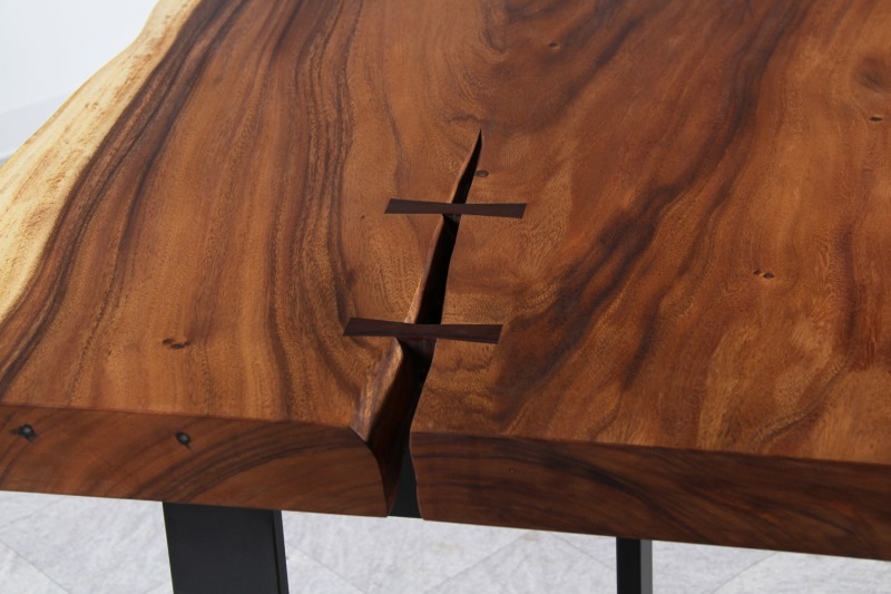 モンキーポッド 1枚板 オイル仕上げ 4-6人掛け