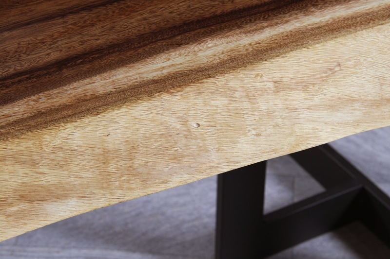 モンキーポッド 1枚板 オイル仕上げ 4人掛け