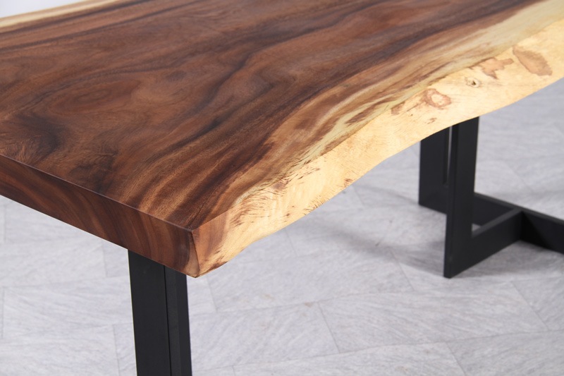 モンキーポッド 1枚板 オイル仕上げ 4人掛け