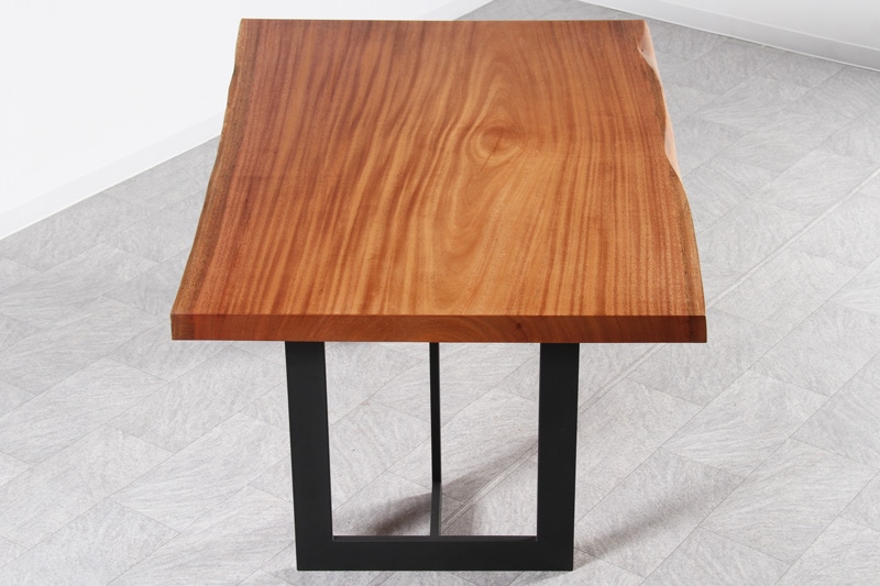 マホガニー 1枚板 オイル仕上げ 4人掛け | 一枚板テーブル | 大垣WOOD