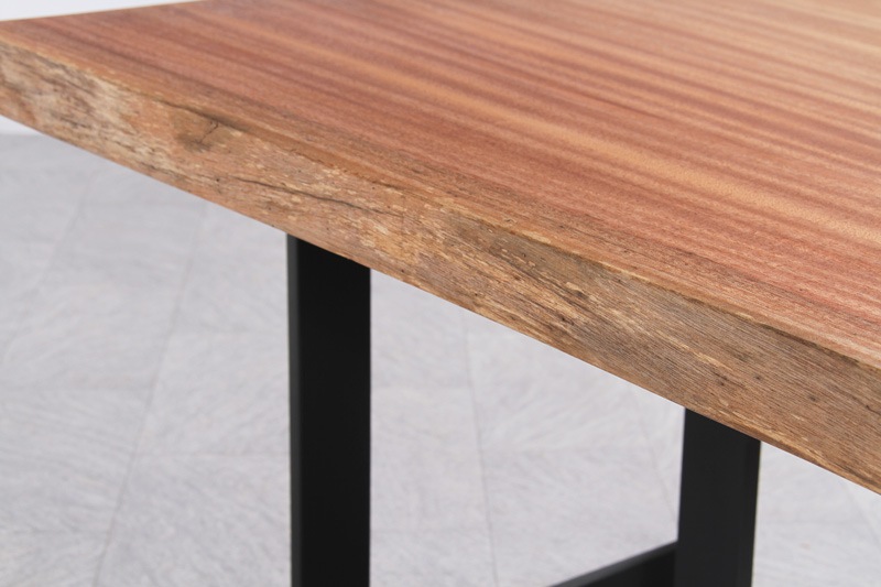 マホガニー 1枚板 オイル仕上げ 4人掛け