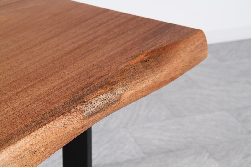 マホガニー 1枚板 オイル仕上げ 4人掛け