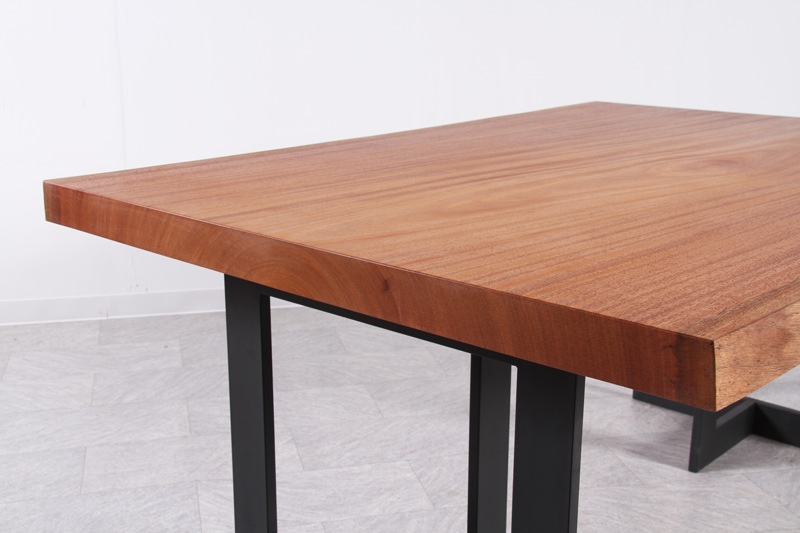 マホガニー 1枚板 オイル仕上げ 4人掛け | 一枚板テーブル | 大垣WOOD