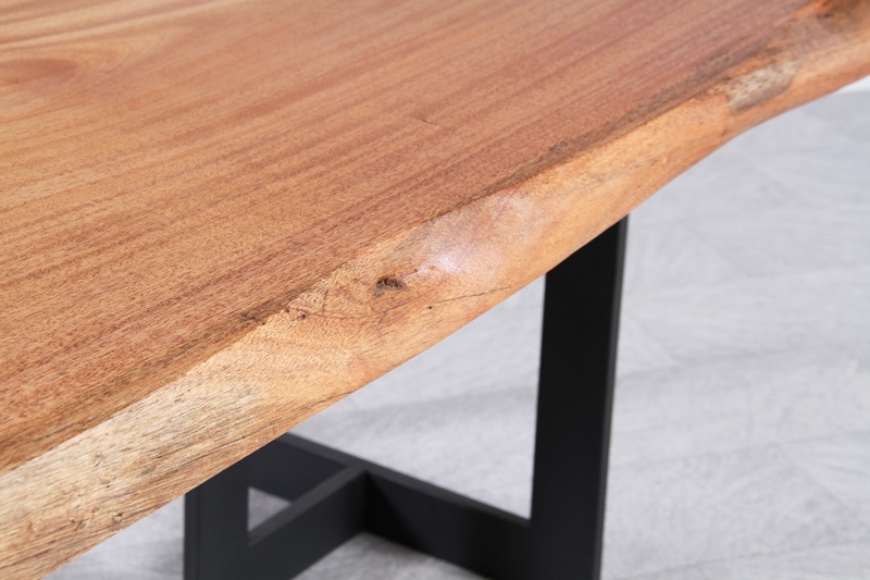 マホガニー 1枚板 オイル仕上げ 4人掛け