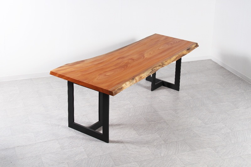 欅(けやき) 1枚板 オイル仕上げ 6人掛け