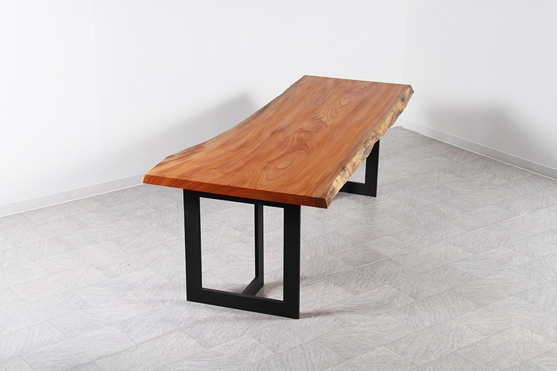 欅(けやき) 1枚板 オイル仕上げ 6人掛け