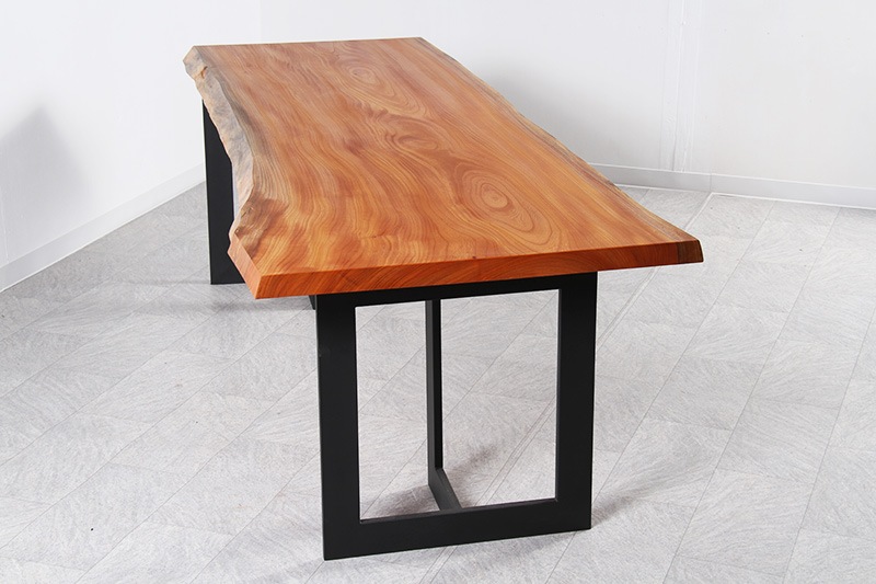 欅(けやき) 1枚板 オイル仕上げ 6人掛け