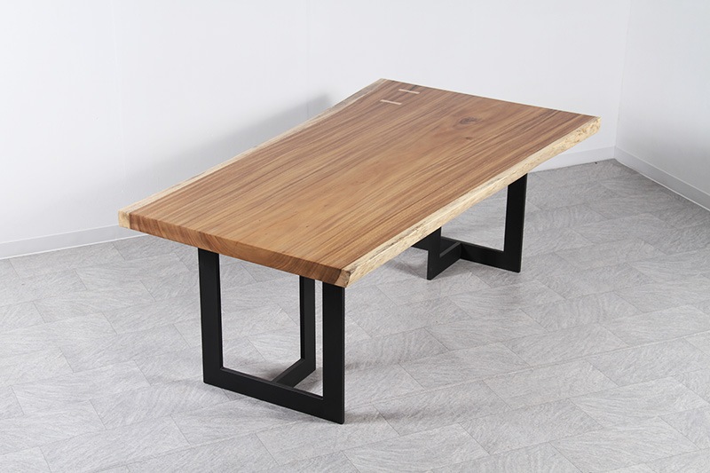 モンキーポッド 1枚板 ウレタン仕上げ 4人掛け