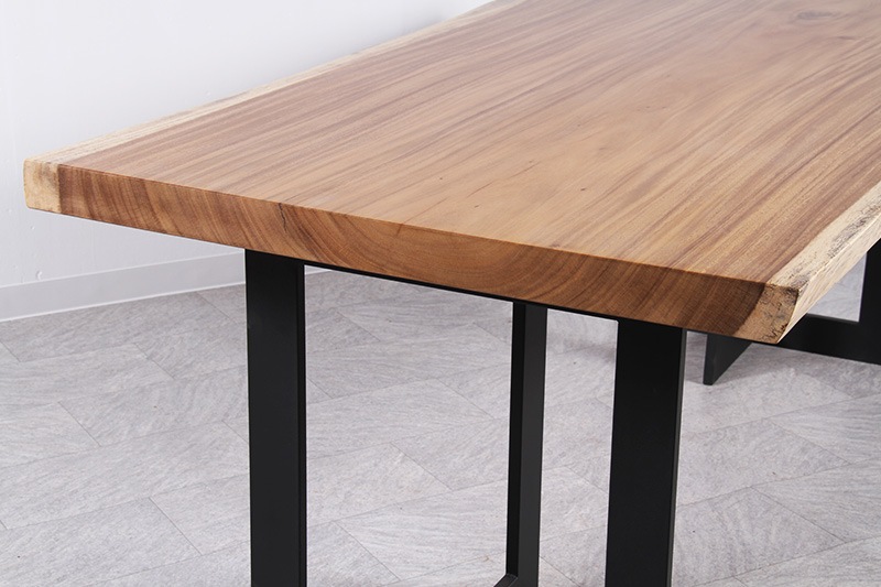 モンキーポッド 1枚板 ウレタン仕上げ 4人掛け