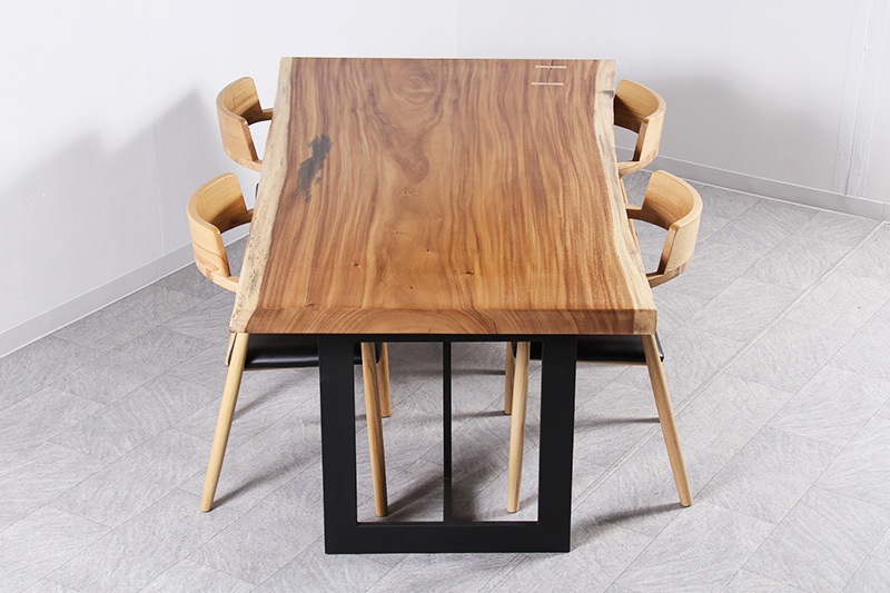 モンキーポッド 1枚板 ウレタン仕上げ 4人掛け