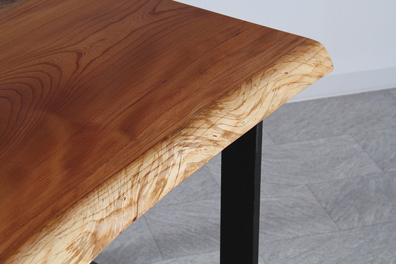 欅(けやき) 1枚板 オイル仕上げ 6人掛け