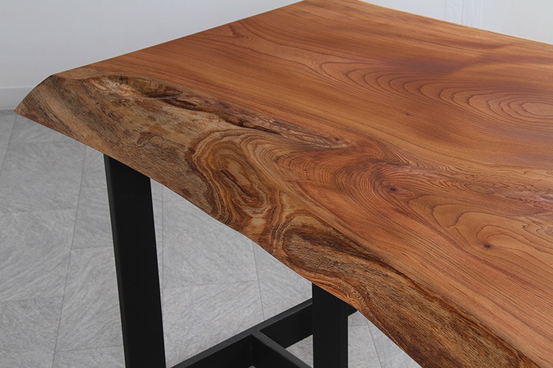 欅(けやき) 1枚板 オイル仕上げ 6人掛け