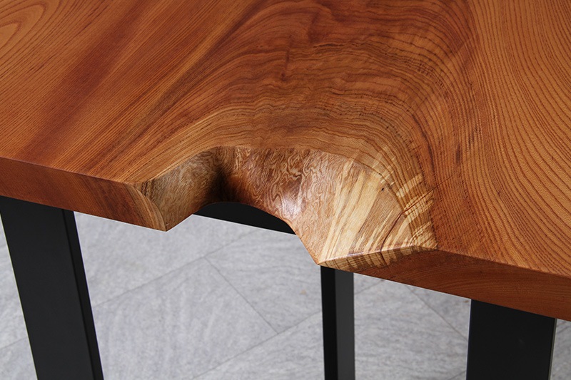 欅(けやき) 1枚板 オイル仕上げ 6人掛け