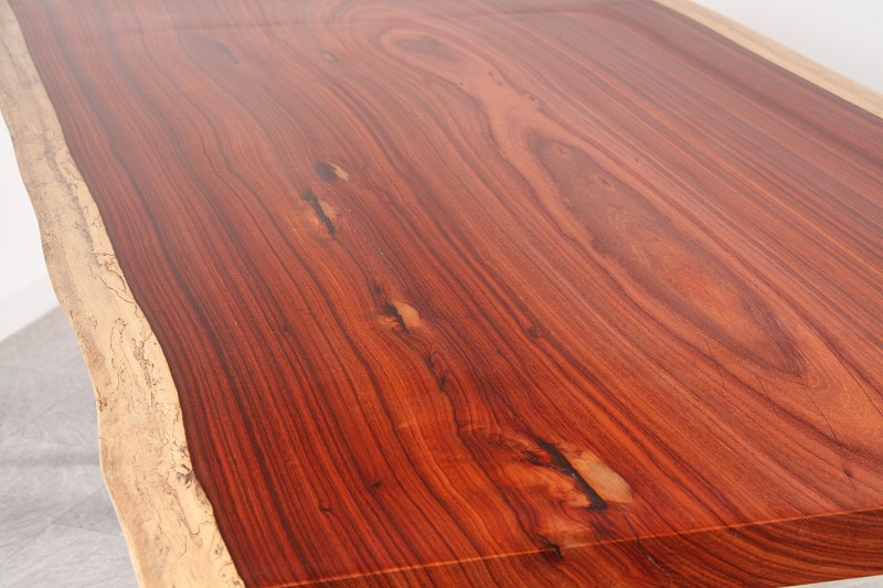 パドック 1枚板 ウレタン仕上げ 4人掛け