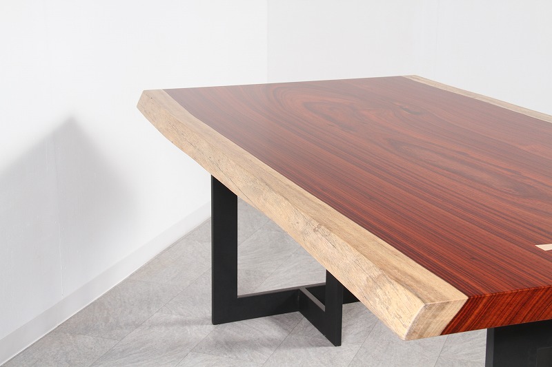 パドック 1枚板 ウレタン仕上げ 4人掛け