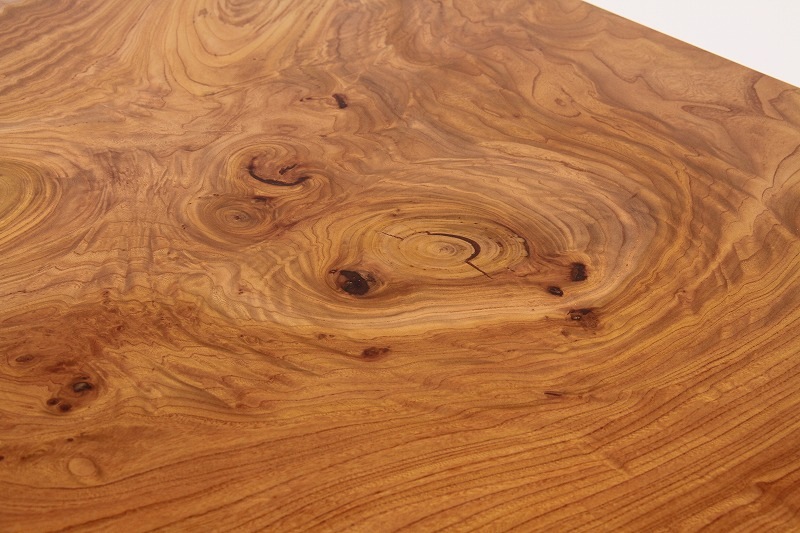 ケヤキ 1枚板 ウレタン仕上げ 4人掛け