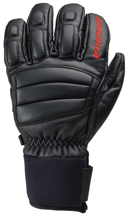 オガサカ グローブ 未使用 OGASAKA 黒 レザー ミトングローブ Lサイズ