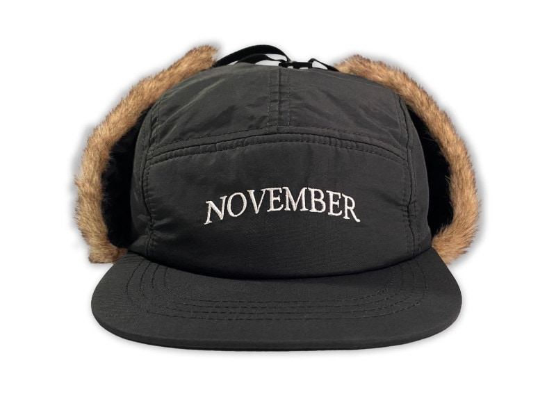 FUR CAP BK