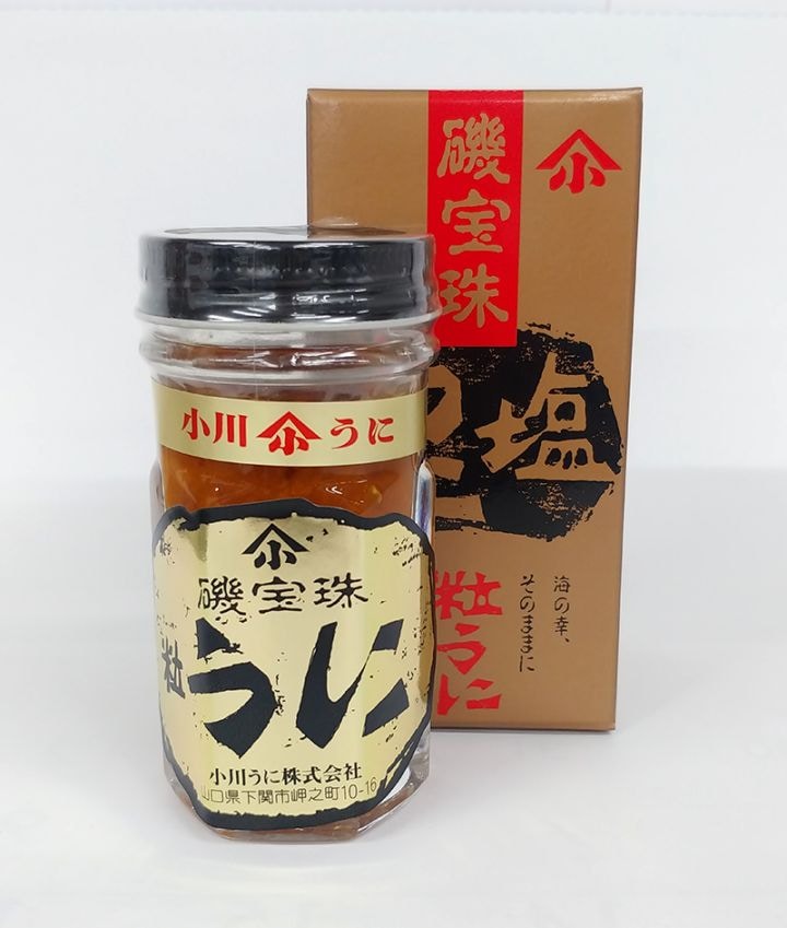 磯宝珠粒うに 50g | 瓶詰め粒うに,化粧箱入り | | 小川うにのネット