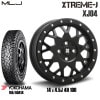 タイヤホイールセット MLJ XTREME-J XJ04 14 × 4.5J 4H 100 サテンブラック XJ04-SBK|HARD CARGO