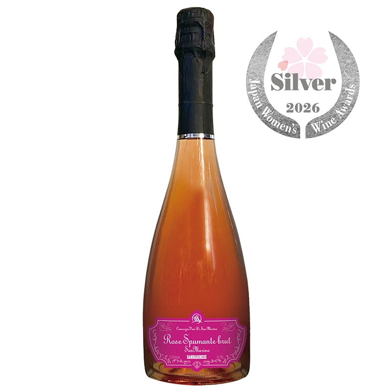 『SAKURA AWARDS 2026』<br>シルバーメダル受賞<br>ロゼ・スプマンテ・ブリュット