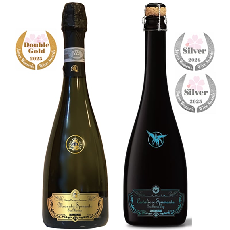 PREMIUMスパークリングワインセット<br>『SAKURA AWARDS 2025』受賞<br>2026年午年限定ペガサス紋章バージョン