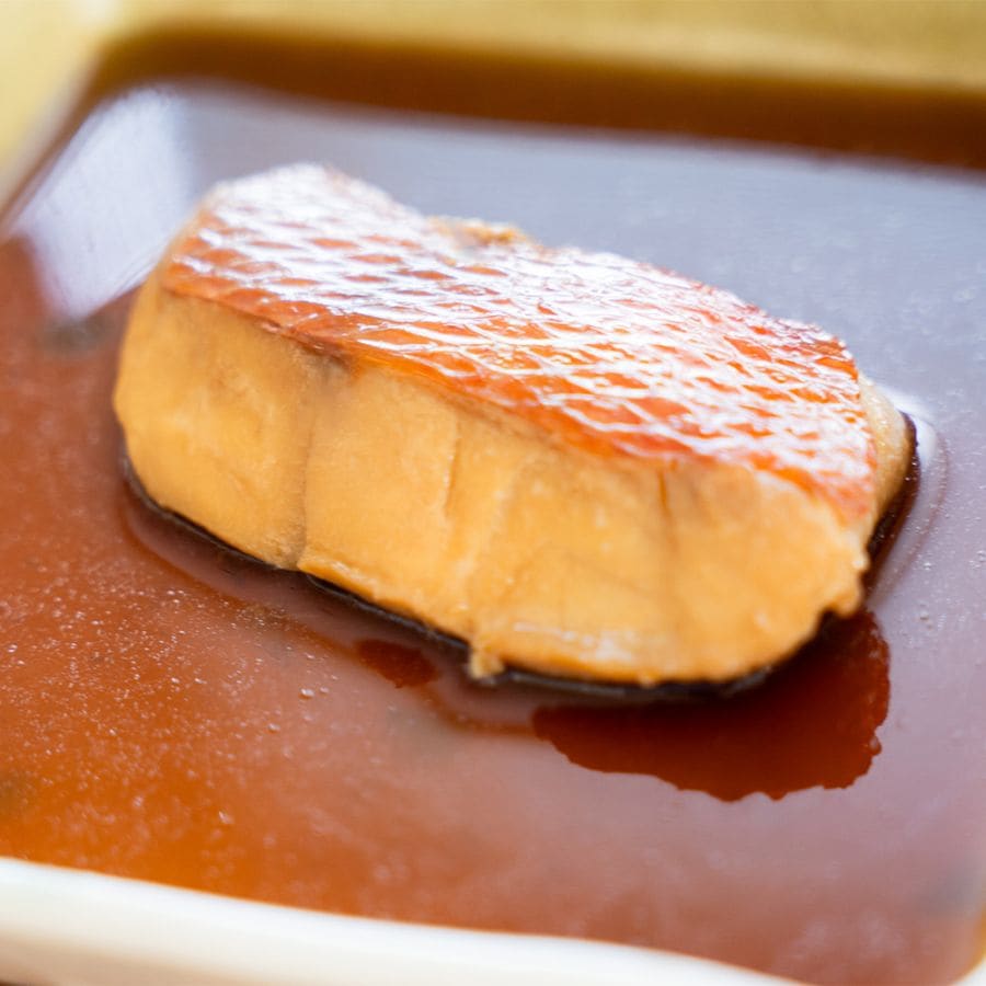 金目鯛 切り身の煮付け