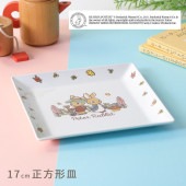 ピーターラビット TM 正方形皿【Kawaii】|ピーターラビット こども食器 【割れにくい磁器食器】|子ども・キッズ食器 