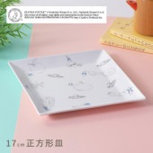 ピーターラビット TM 正方形皿【Fruit＆Veg】|ピーターラビット こども食器 【割れにくい磁器食器】|子ども・キッズ食器 