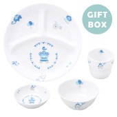 食器4点セット【ギフト箱】|こども用セット商品 【割れにくい磁器食器】|子ども・キッズ食器 