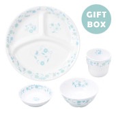 食器4点セット【ギフト箱】|こども用セット商品 【割れにくい磁器食器】|子ども・キッズ食器 