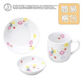 ピーターラビット TM  おやつセット【簡易梱包】|こども用セット商品 【割れにくい磁器食器】|子ども・キッズ食器 