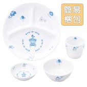 食器4点セット【簡易梱包】|こども用セット商品 【割れにくい磁器食器】|子ども・キッズ食器 