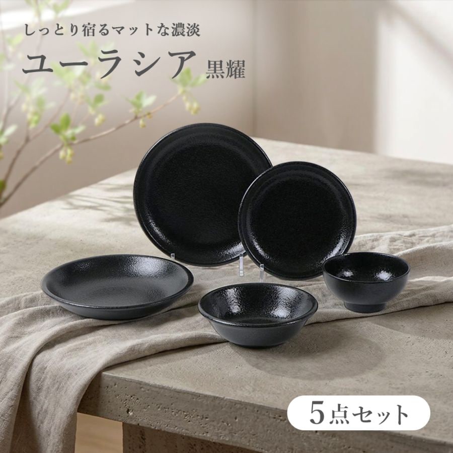 【YAMATSU STANDARD】ユーラシア 黒耀 5点セット