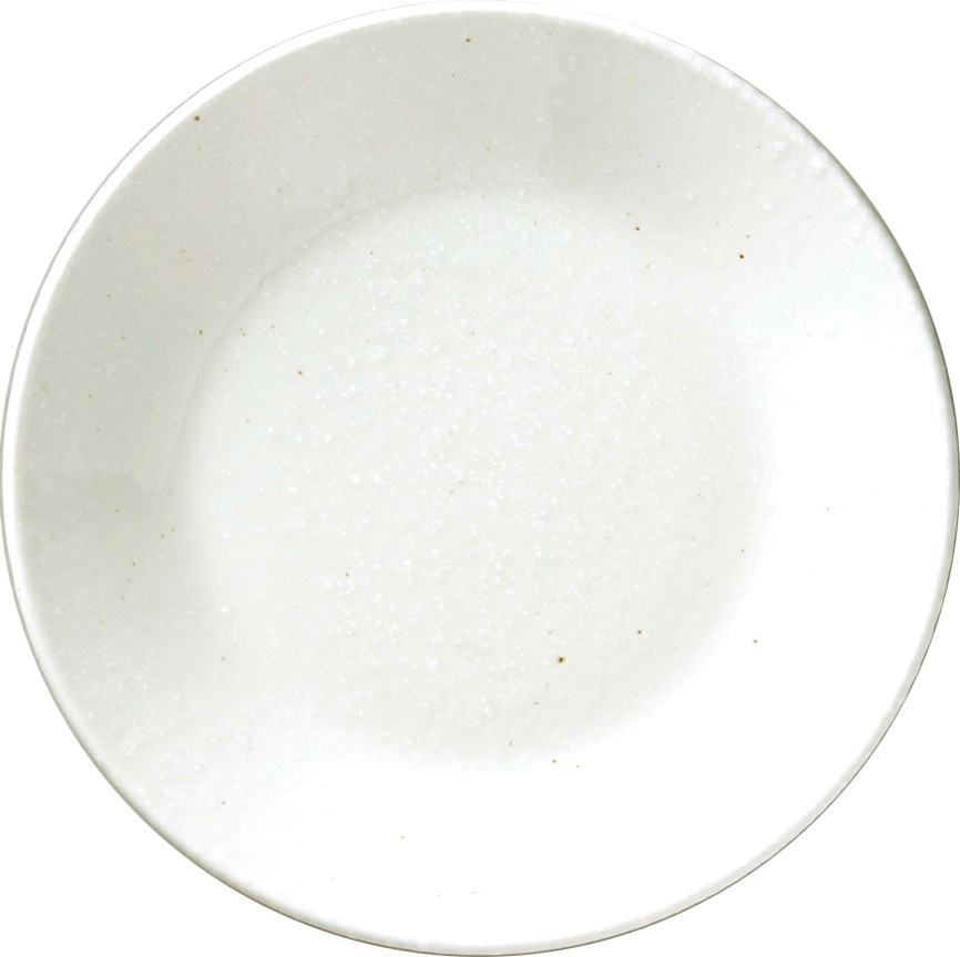 【YAMATSU STANDARD】24cm  平皿 ワンプレート カレー パスタ サラダ 丸皿 プレート 皿 白 茶  ホワイト ブラウン  おしゃれ 収納 カフェ食器 シンプル 美濃焼 磁器 ポーセラーツ BPAフリー ギフト 業務用 軽い 日本製