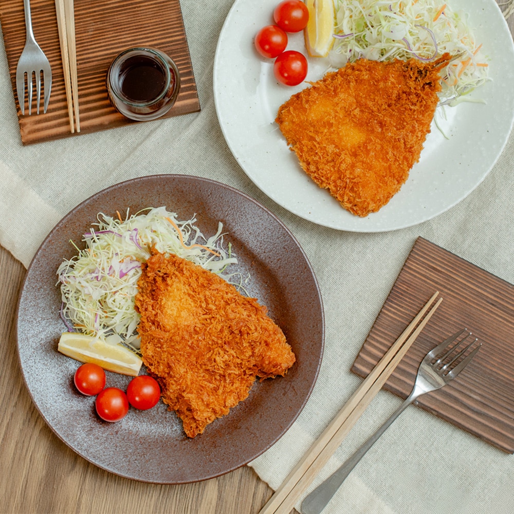 【YAMATSU STANDARD】21cm  平皿 ワンプレート カレー パスタ サラダ 丸皿 プレート 皿 白 茶  ホワイト ブラウン  おしゃれ 収納 カフェ食器 シンプル 美濃焼 磁器 ポーセラーツ BPAフリー ギフト 業務用 軽い 日本製