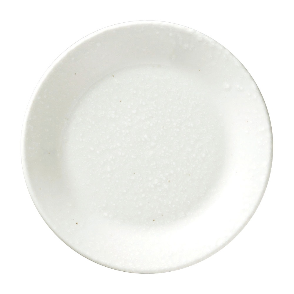 【YAMATSU STANDARD】17cm 平皿 ワンプレート 取り皿 サラダ 丸皿 プレート 皿 白 茶 ホワイト ブラウン おしゃれ 収納 カフェ食器 シンプル 美濃焼 磁器 ポーセラーツ BPAフリー ギフト 業務用 軽い 日本製