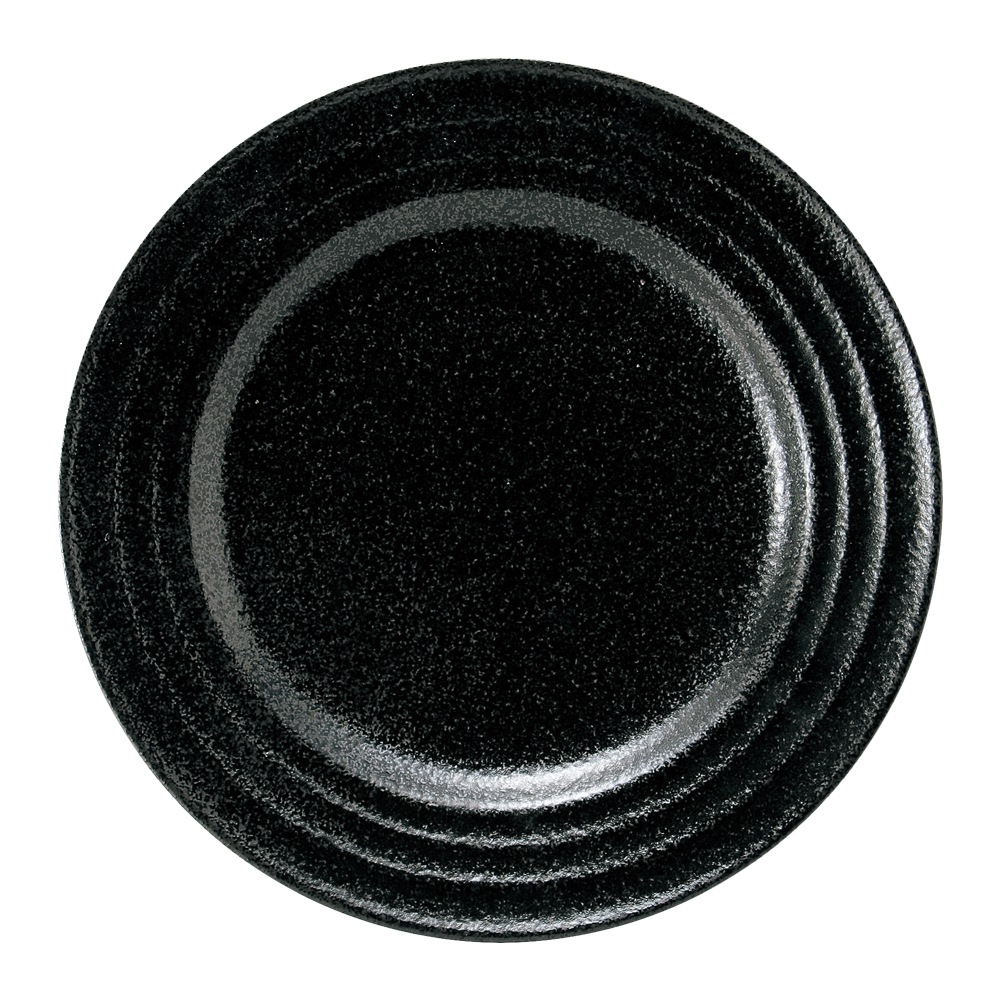 【YAMATSU STANDARD】24cm 中皿 ミート皿 ワンプレート カレー パスタ シンプル 丸皿 プレート 皿 白 黒 ホワイト ブラック おしゃれ 収納 カフェ食器 シンプル 美濃焼 磁器 ポーセラーツ BPAフリー ギフト 業務用 軽い 日本製