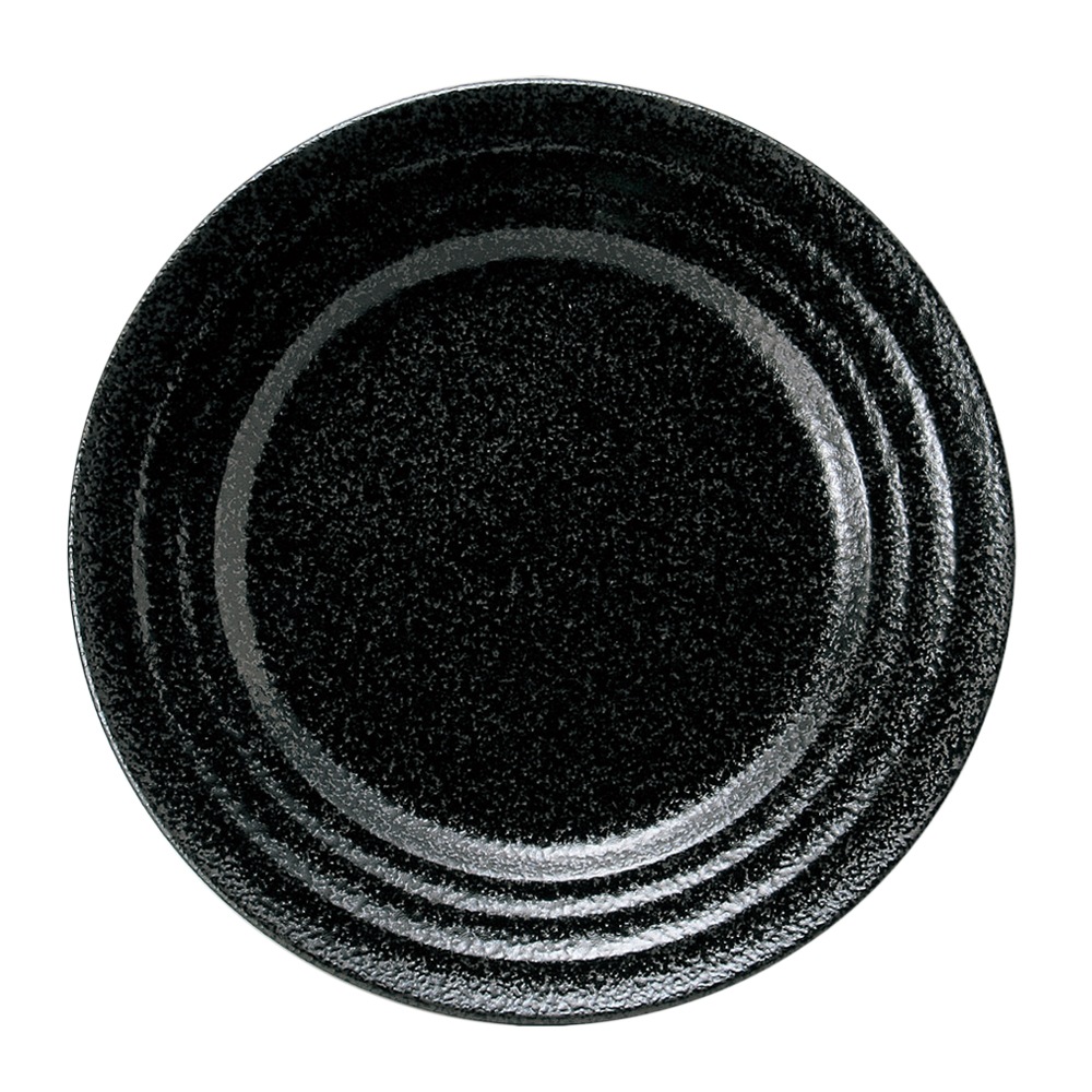 【YAMATSU STANDARD】23cm 中皿 ミート皿 スープ皿 カレー パスタ 盛り皿 丸皿 プレート 皿 白 黒 ホワイト ブラック おしゃれ 収納 カフェ食器 シンプル 美濃焼 磁器 ポーセラーツ BPAフリー ギフト 業務用 軽い 日本製